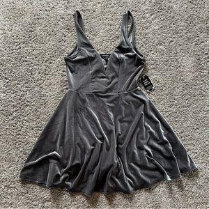 NWT Velvet Romper Dress